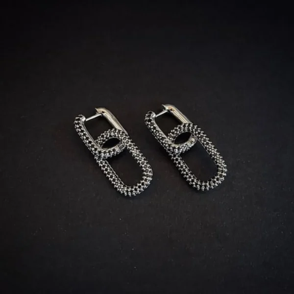 Orecchini Double Cubic