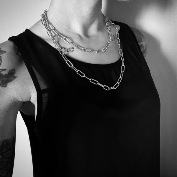 Collana Black and Steel