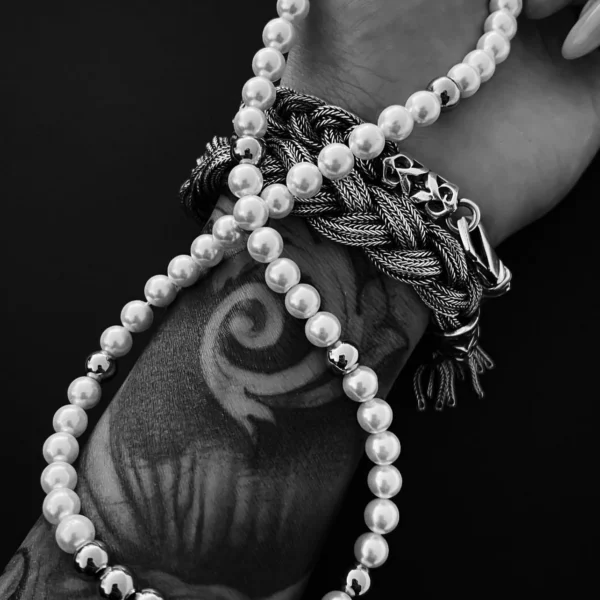 Collana girocollo di perle